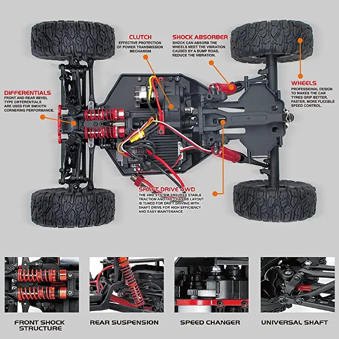 4WD ラジコンカー speed and shock Amazon.co.jp: Carox ラジコン 車 速い ラジコンカー ドリフト