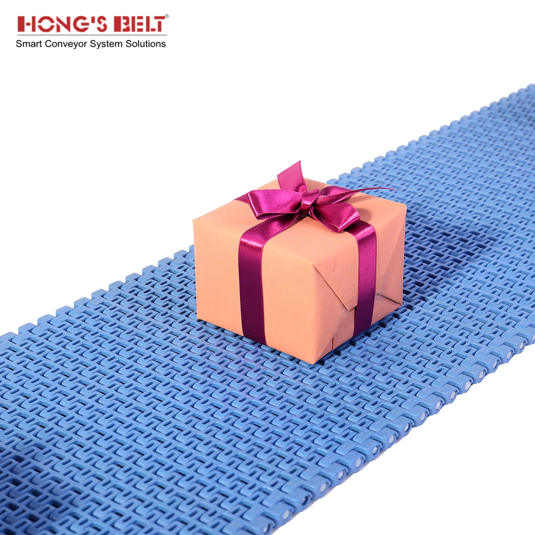 Hongsbelt 1500B Flush Grid Modular Plastic Conveyor Belt for Pizza Making Line