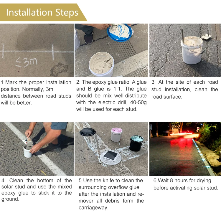 solar powered led street road reflector led flashing light plastic solar road stud