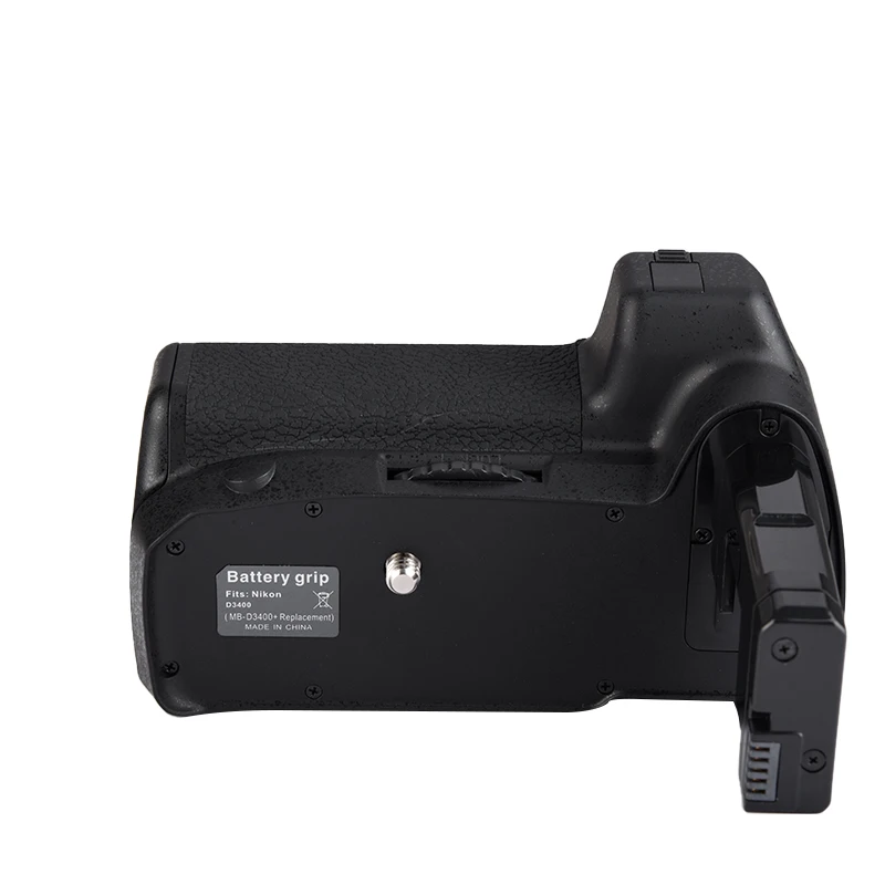 Remote Control with MB-D3400 Vertical Battery Grip for Nikon D3400 Camera