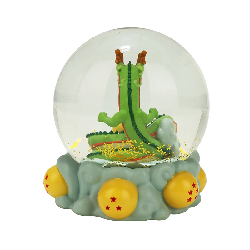 Özel Reçine Ejderha Kar Küresi Art Deco Heykel Heykeli Ayı Temalı Dekoratif Aksiyon Figürleri Anılar veya Hediyeler