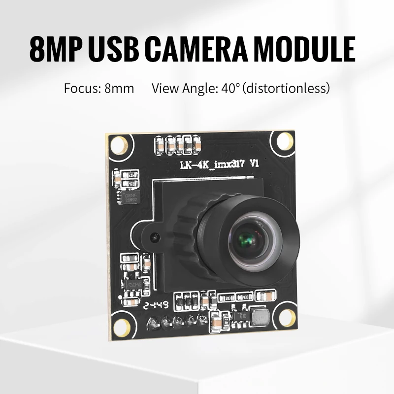 IMX317 8MP UHD 4K USB Camera Module 3840*2160 30FPS Driver Free for Face Recognition manufacture