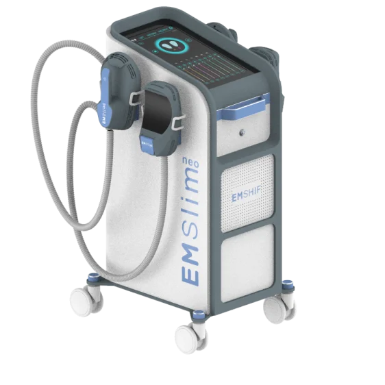 Newest Updates Powerful Hiemt Emslim Neo With 4 Piece Handles RF Machine for Muscle Building and Fat Burning