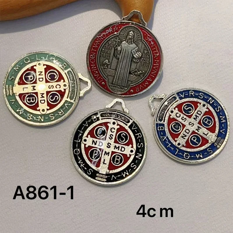 Medalla De San Benito, un Poderoso Amuleto Religioso , Medalla Cruz San Benito/ San Benito Medal
