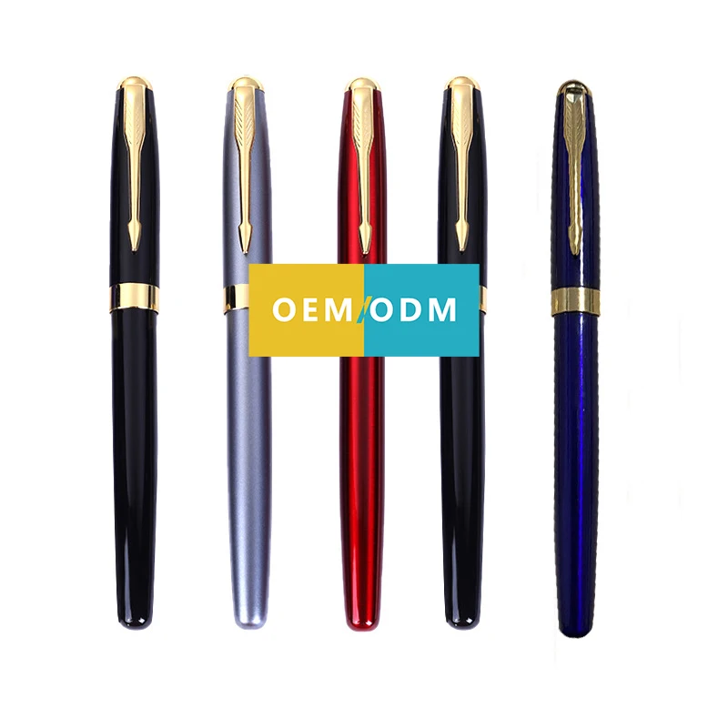 2021 New Model High Quality Metal Fountain Pen Custom Logo Fountain Pen ...