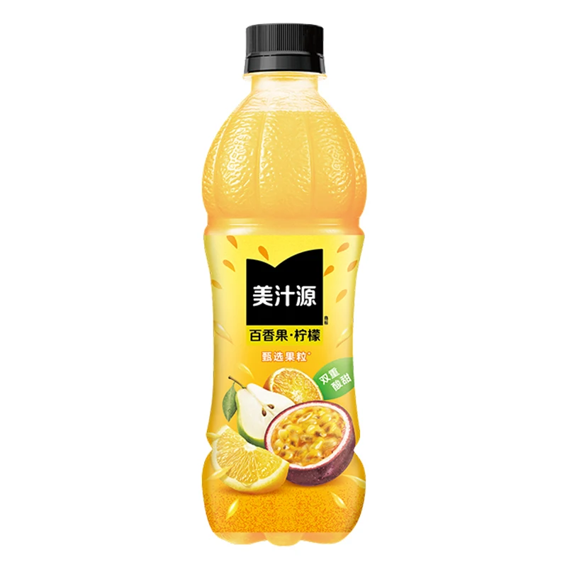 Meizhiyuan Fruit Orange Juice Beverage Juice Peach Grape 450ml Cooca Cola Home Pack Passion Fruit Lemon Green Flavor