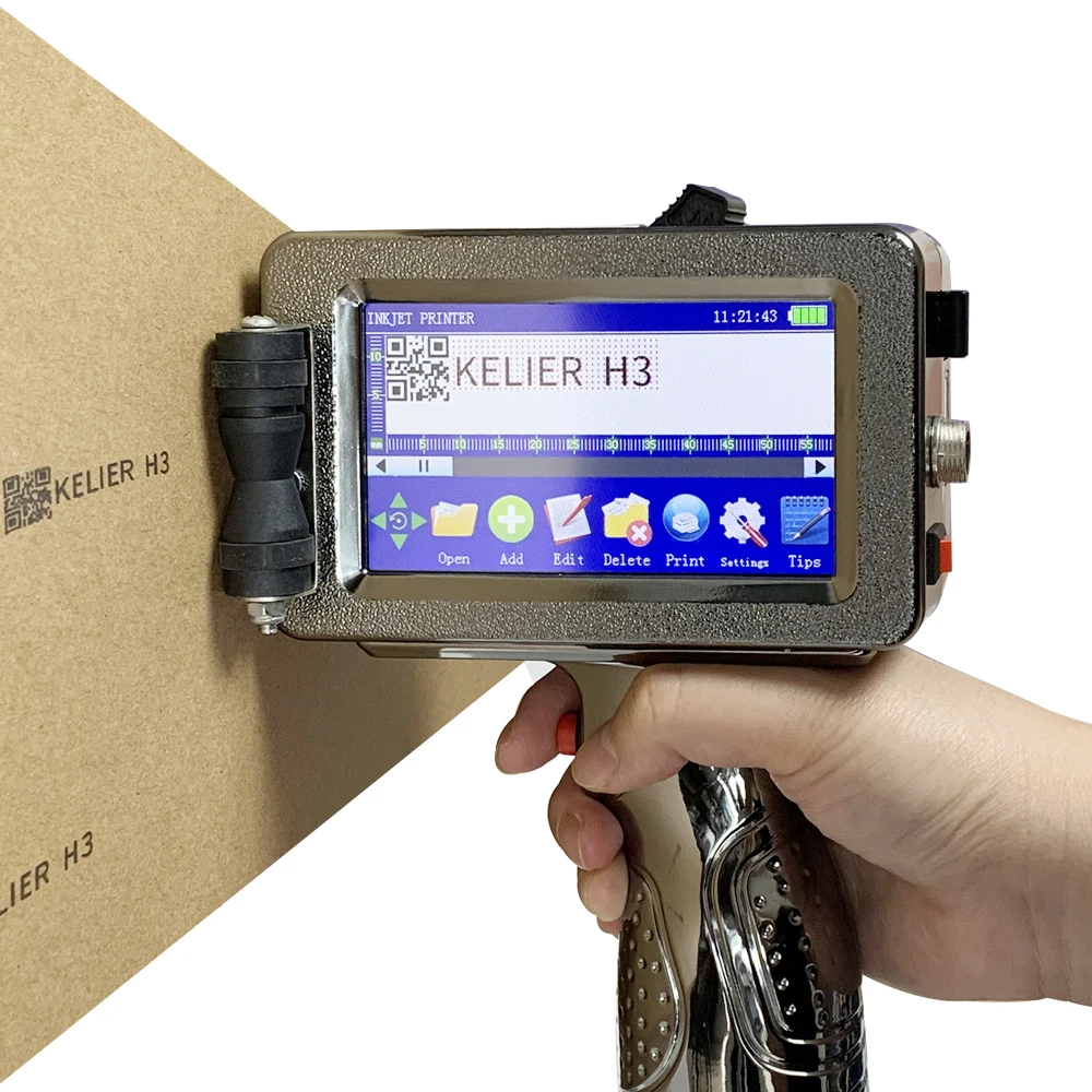 Ручной струйный принтер, машина для кодирования даты истечения срока годности, Печать переменных данных, металлический логотип