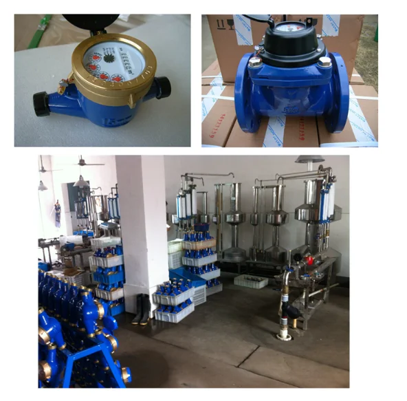 Remote Reading Multi-Jet Dry Type Water Meter with Brass Joint