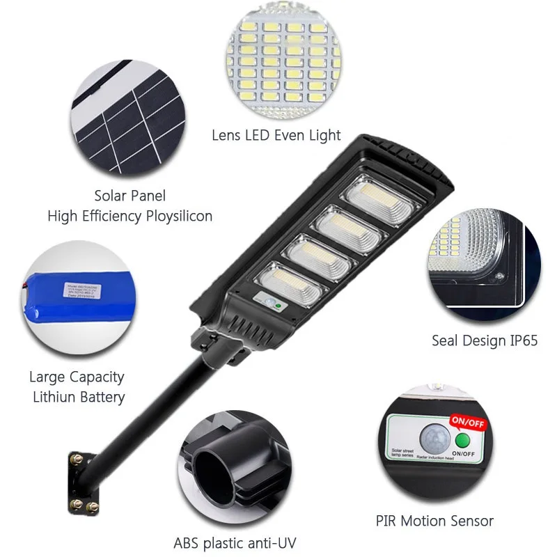 Expressway Road Garden Lamp 100w 200w 300w 400w Led Solar Energy Street ...