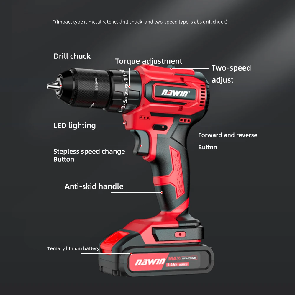 Nanwei 21-V Tools Set - Versatile Hand Tool Sockets Set