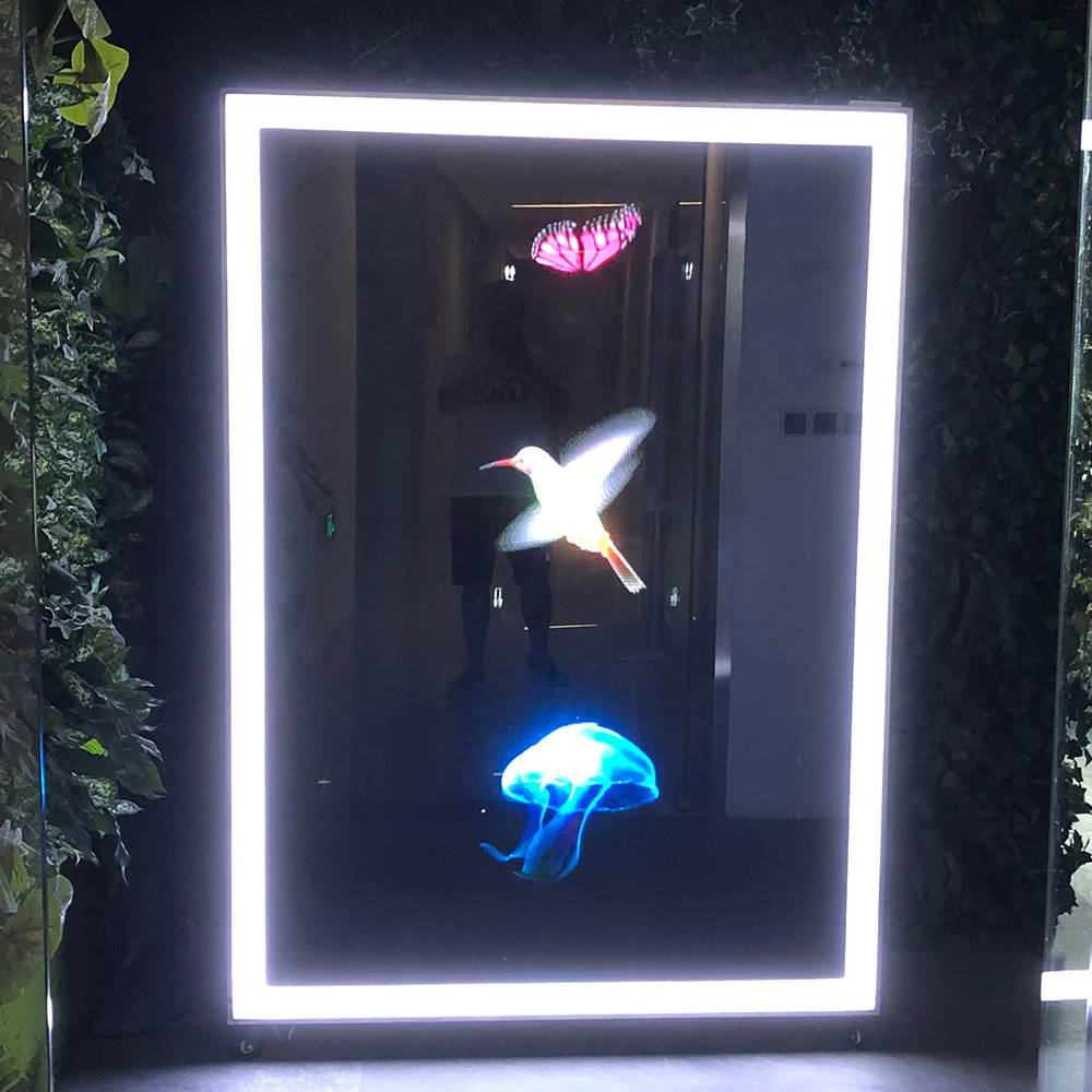 大型展示ディスプレイホログラム用アークリックケース付き人間3D