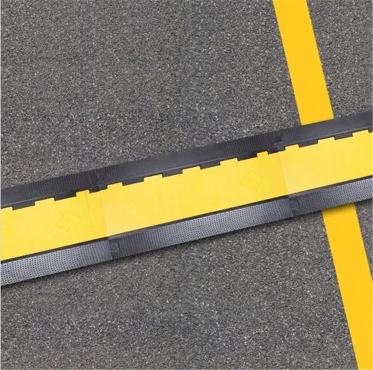 2 Channel Rubber Cable Protector Ramp ,Rubber Cable Cross Defender