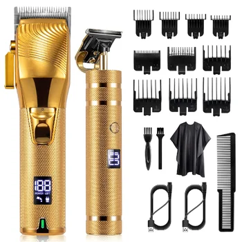 Professional rechargeable electric Replacement Blade Men'S Barber Machine Hair Trimmers Clippers Set Beard Shaver