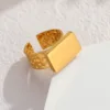 Gold square shape