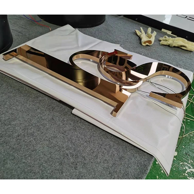 Индивидуальный наружный деловой знак с подсветкой знаки Задние световые буквы витрина