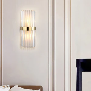Wholesale Mini Crystal Sconce Luxury Wall Lamp Indoor Living Room