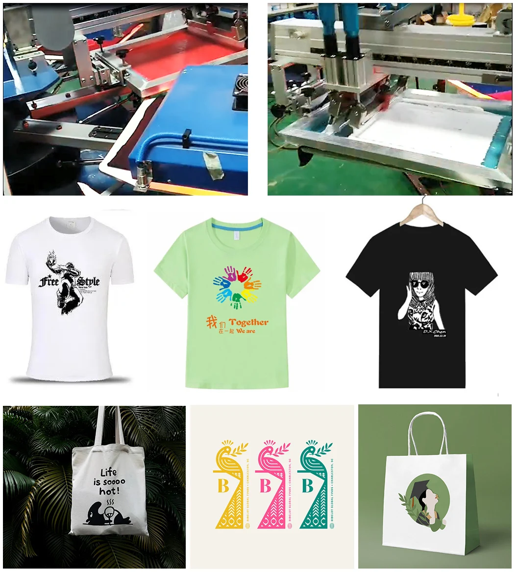 Manual Hand Octopus Laser Silkscreen T.shirt Screen Printers for Clothes manufacture