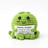 Green octopus p card