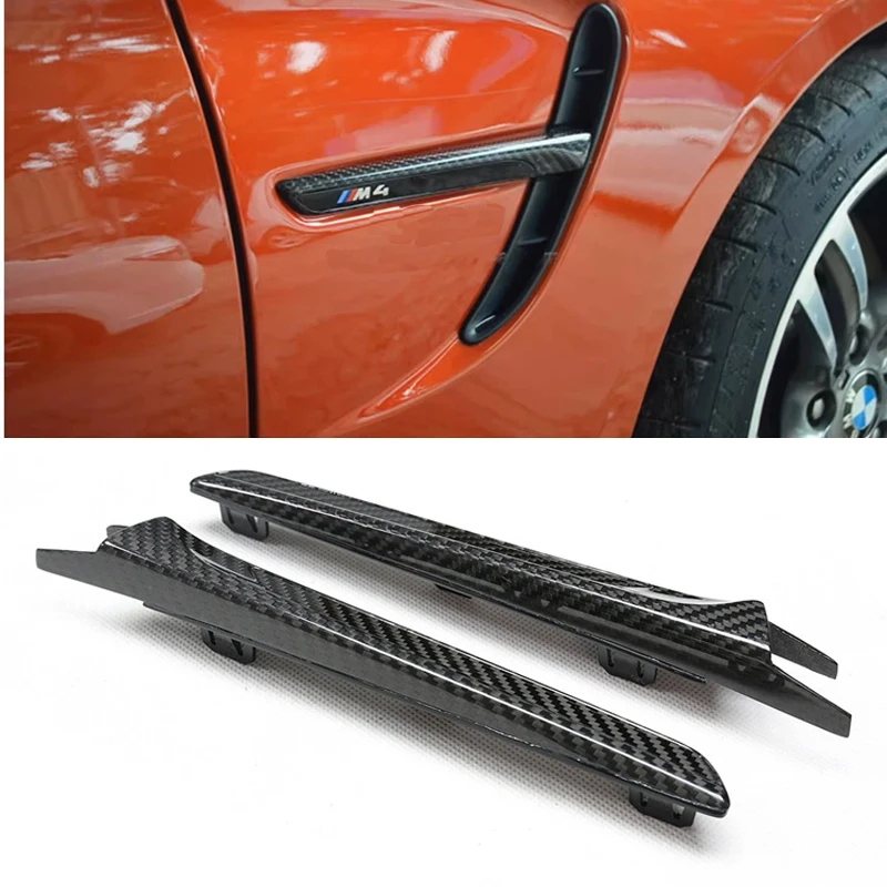 Für BMW M3 F80 M4 F82 F83 2015-19 Carbon Splitter Flaps Wings Heck