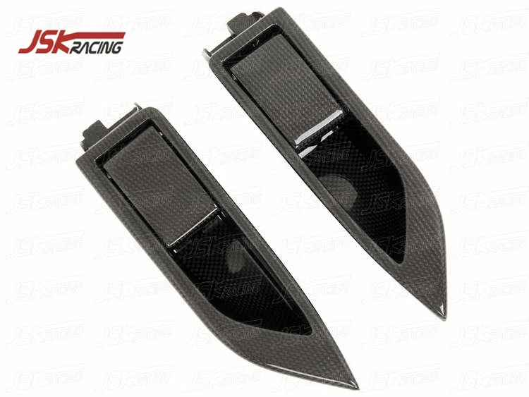 DRY CARBON FIBER DOOR OPENER HANDLE for Ferrari 458 Italia