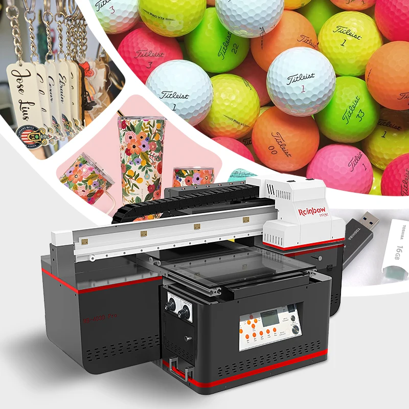 UV Printing Machine UV Printer A3 Size Multifunction Printing for Plastic Metal Leather Glass Wood Stone Acrylic Machine