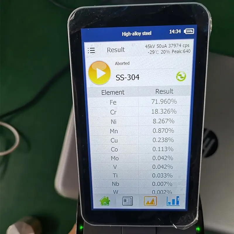 Soil Npk Detector Rare Metal Tester Portable Spectrometer for Plastic Nirspectrometerportable Handheld Xrf Analyzer