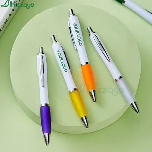 Advertising Customized Pen with logo Print Press Multi Color Plastic Ball Point Pen Business Promotion Gift Pen