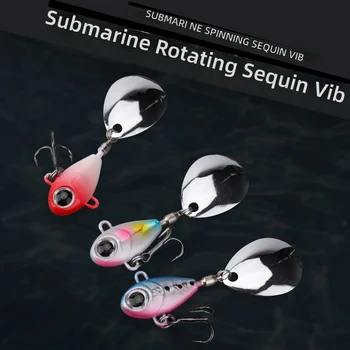 CHEERY 8g-13g Artificial Spintail Vib Winter Sea Saltwater Bait Targeting Salmon and Pike Metal Material Vib Fishing Lures Bait – Metal Jig – view 3