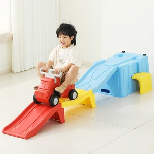 Max Weight 100 Lbs Roller Coaster Kid Indoor Outdoor Multicolor Ride on Toy Plastic Slide for Toddlers 2-5 Years Old PP Material