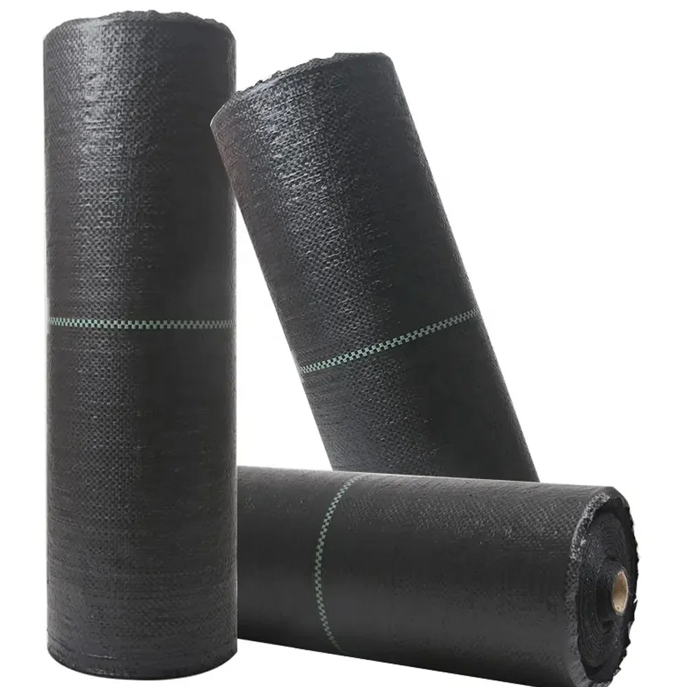 Pp Pe Black Plastic Weed Control Barrier Mat Block Fabric Buy Pp Pe Black Plastic Weed Control
