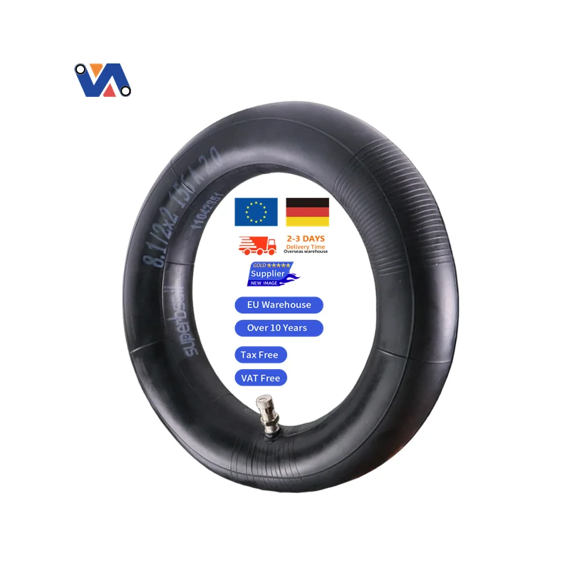 New Image EU Stock Available 8 1/2 X 2.0 Inch Thickened Rubber Inner Tubes 8.5 Inch Tire for Xiaomi M365/Pro/Pro2/1s E-Scooter