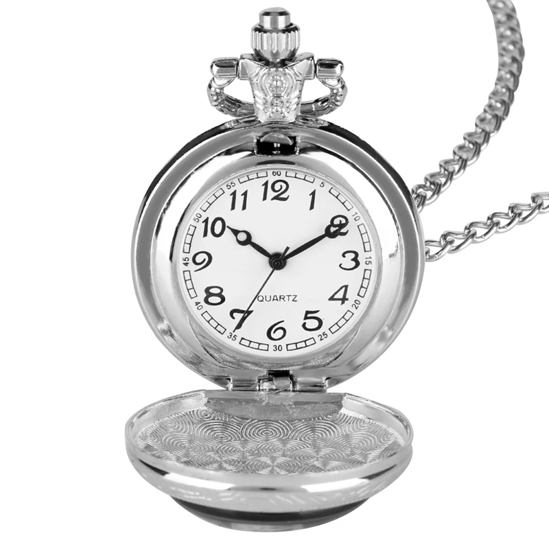 Necklace Pendant Clock Souvenir Gifts for Men Women Notre Dame De Paris Cathedral Pocket Watch