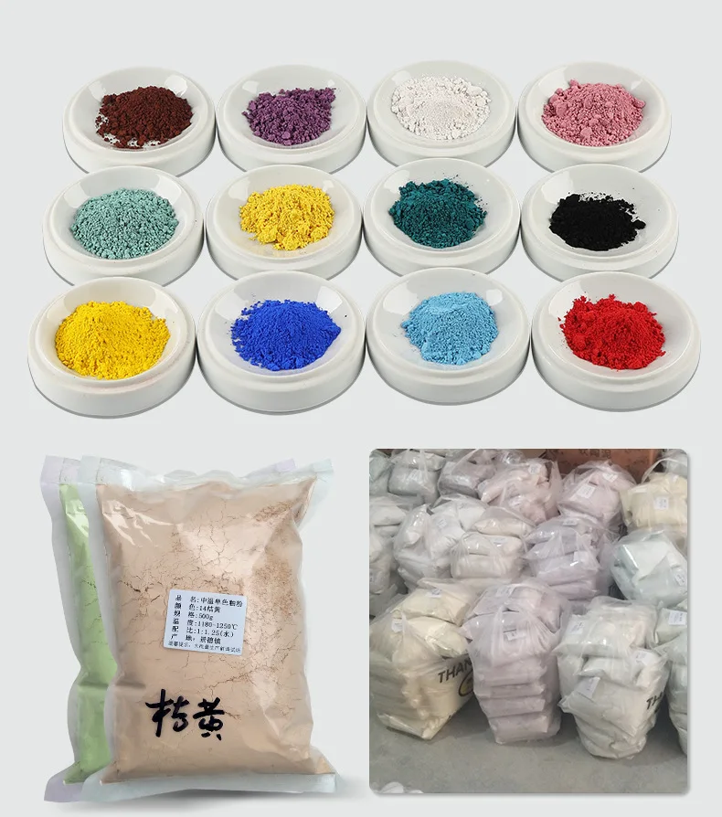 24 color ceramic medium temperature glaze