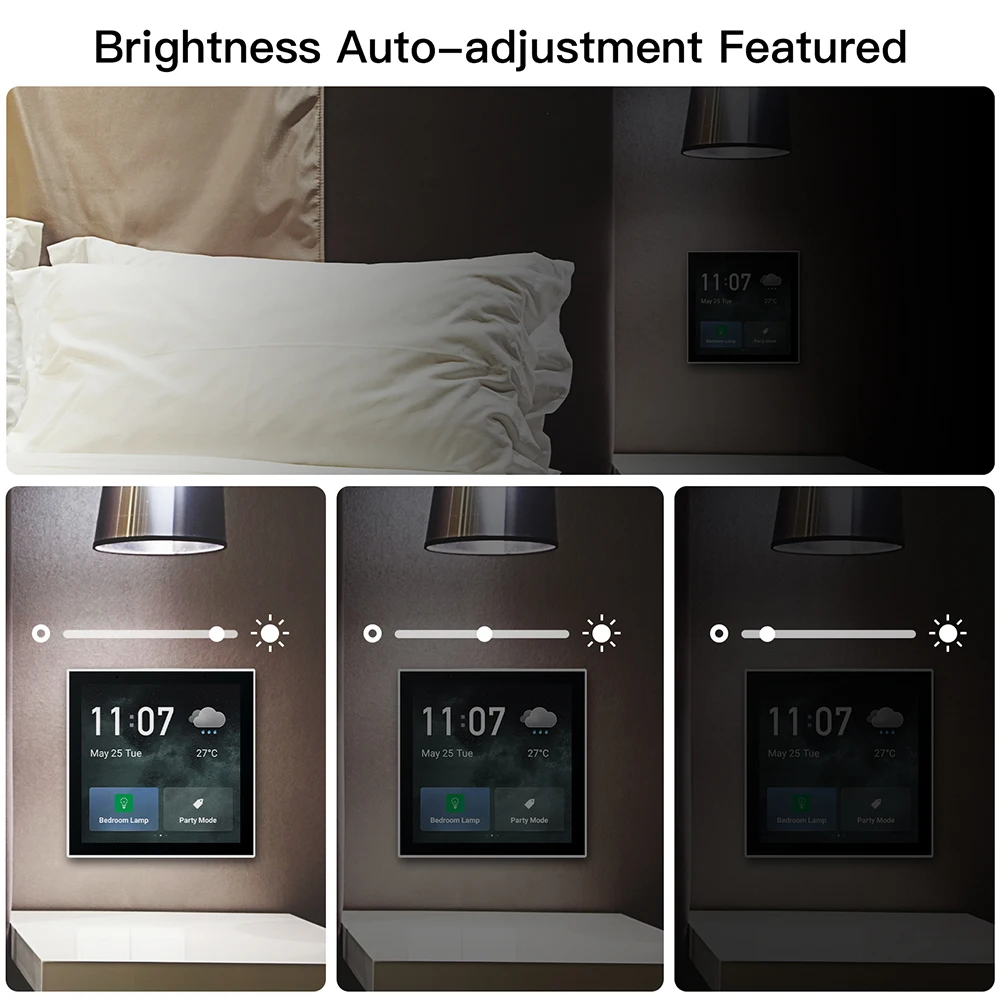 HDL Touch Screen Control Panel Smart Home System Solution Control 4 Home Automation Zigbee Gateway Supported 4 Inch All in One