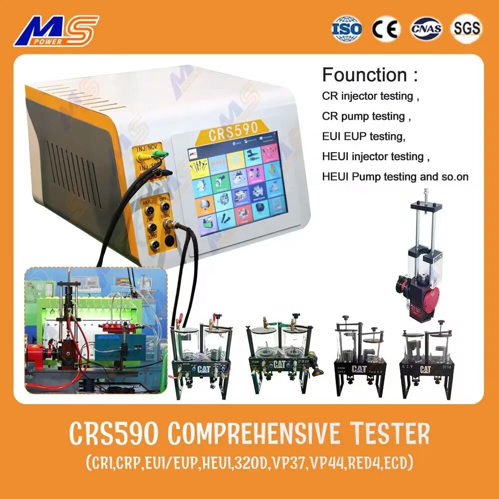 CRS590 Comprehensive  CRI/CRP EUI/EUP HEUI 320D VP37 VP44 RED4 ECD SYSTEM Tester