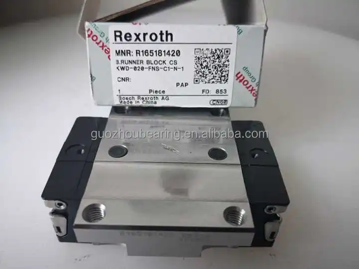 Rexroth R162229420ランナーブロックボールベアリング /PL3 RexrothリニアガイドブロックR162229420 1622-294-20リニアベアリングオリジナル