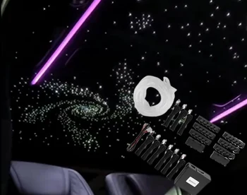 New Design Car Interior Starry Sky Roof Atmosphere Lamp Fiber Optic Mini Module Meteor Shooting Star for Car Ceiling Decoration