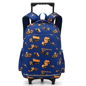 New Arrival Mochila Con Ruedas Children Boys Trolley School Backpack Bags with Wheels