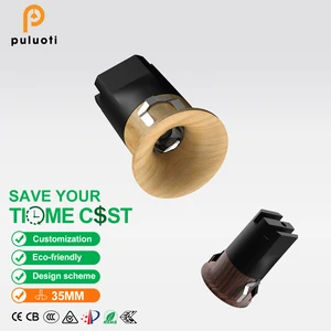 Cut Out 35MM 5W Recessed Aluminum COB LED 15° 24° 36° Spotlight Log Color 3000K/3500K/4000K Vintage Style Indoor Downlight