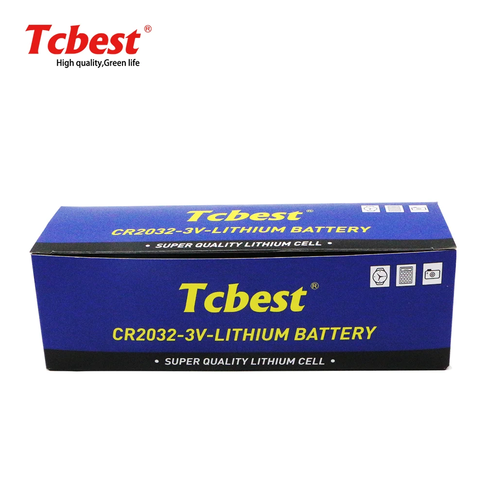 Safe and Durable Lithium Battery Cr2032 3v Button Cell 2032 Circle Primary Batteries