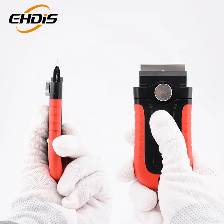 Double Edge Car Sticker Removal Windshield Window Plastic Scraper Tool