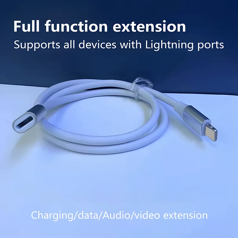 Oem Factory Original Lightning Male And Female Extension Cables Support