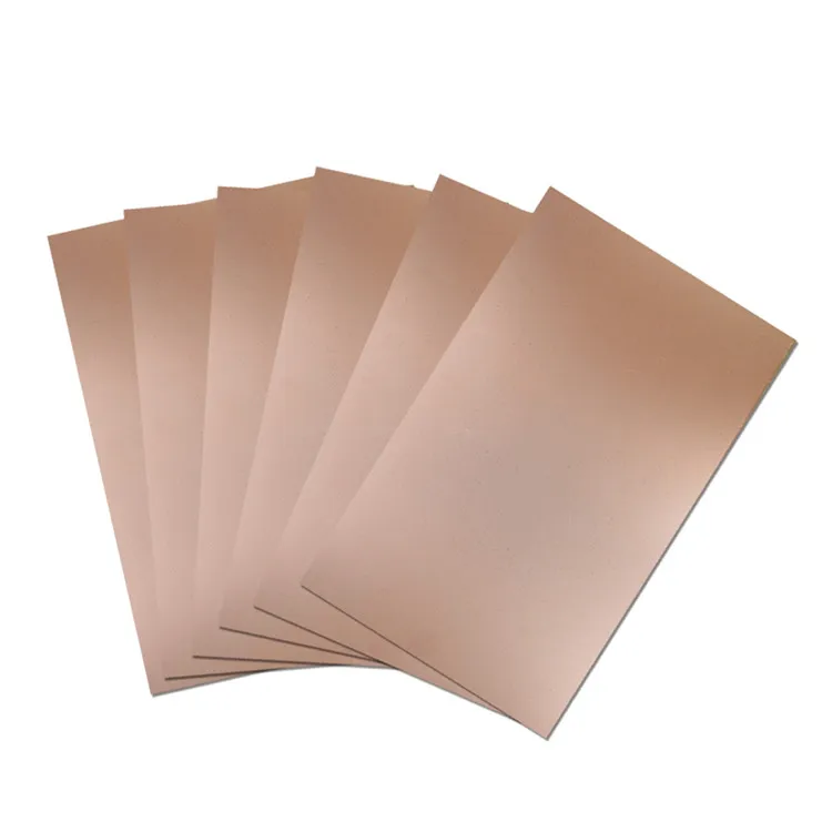 2 Plaques FR4 Double Face Cuivrées - 100 X 70 X 0,8 Mm, Pour Circuits Imprimés PCB