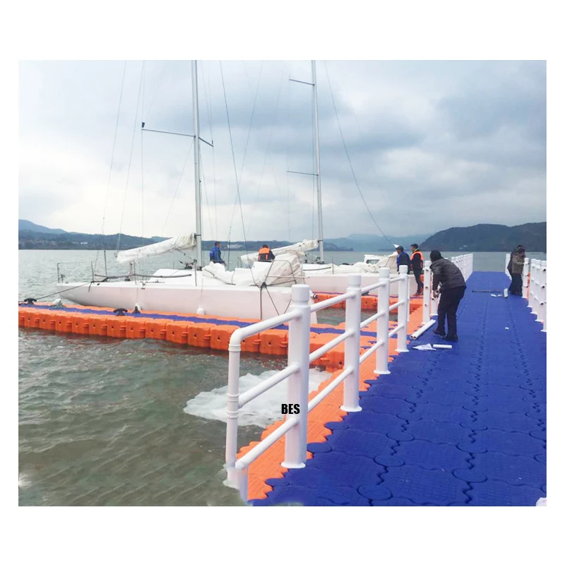 HDPE Aquaculture Fishing Floating Platform Seadoo Candock Floating Dock for Jet Ski Jetty Pontoons for Floating House