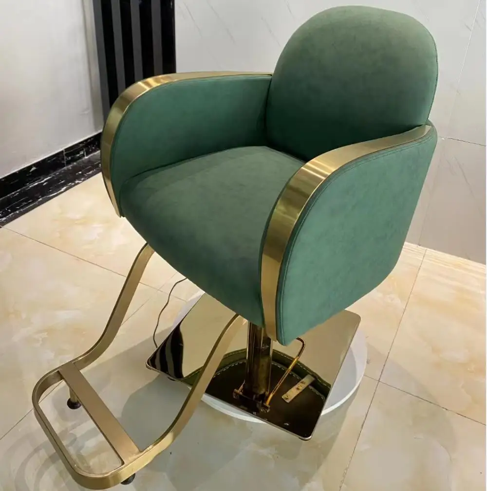 2022 Traditional Synthetic Leather Portable Hair Styling Chair Beauty Salon Reception 10 Years Use School Hospital Use