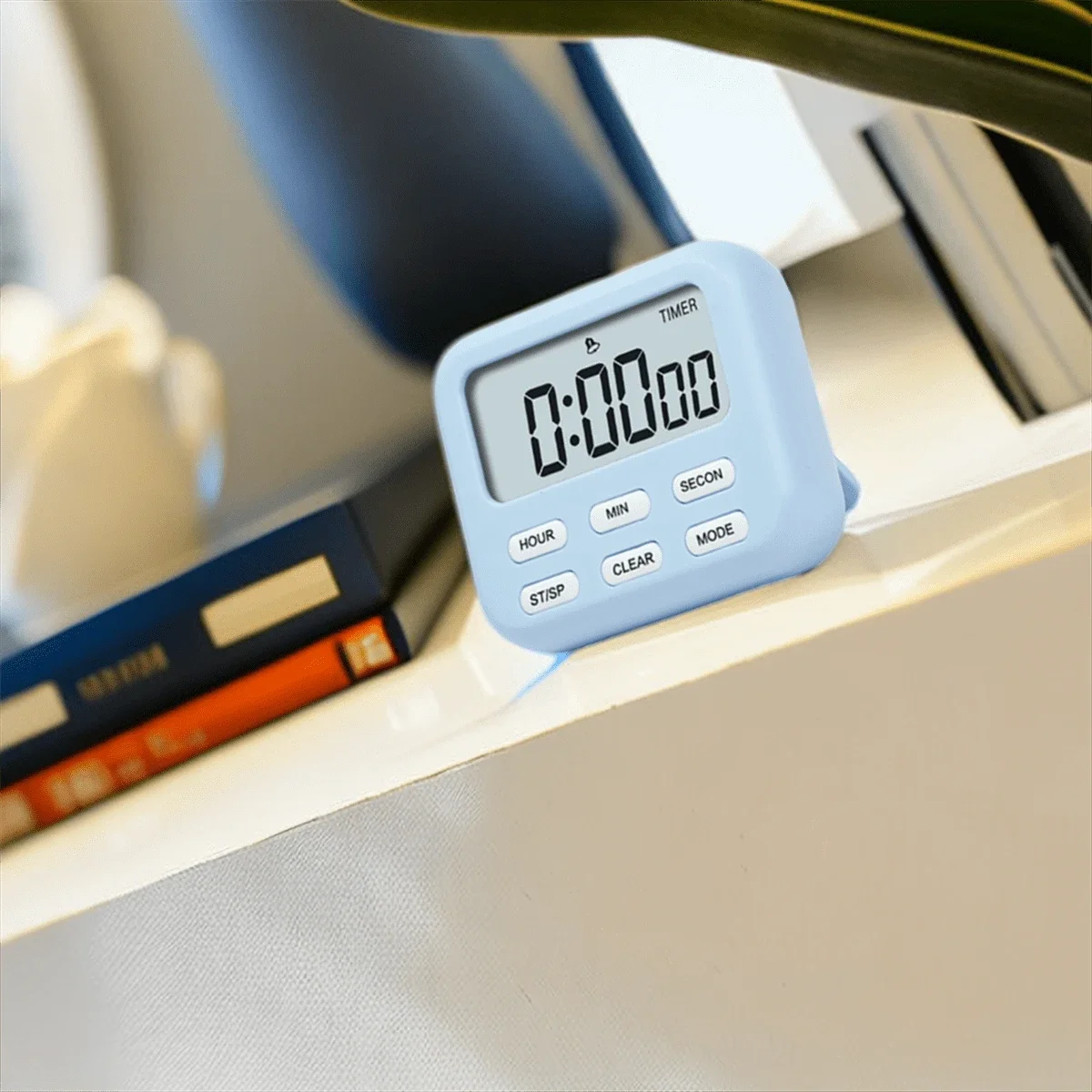 New Square LCD Digital Screen Magnetic Kitchen Timer Cooking Baking Count up Countdown Alarm Clock Sleep Stopwatch Timer