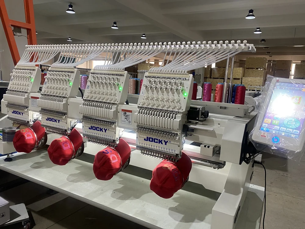 Jk-bc1204 Embroidery Machine 4 Head Embroidery Machine Embroidery ...