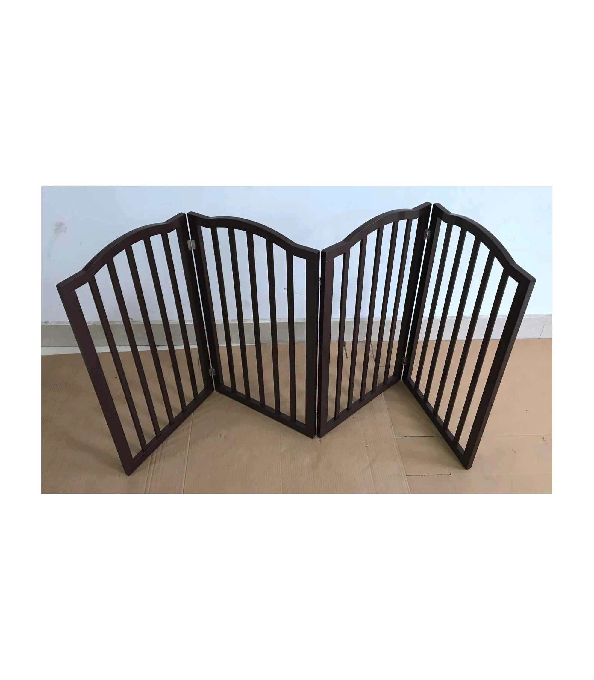 Freestanding Pet Gate For Stairs,Pet Gate Panels,Decorative Indoor Pet