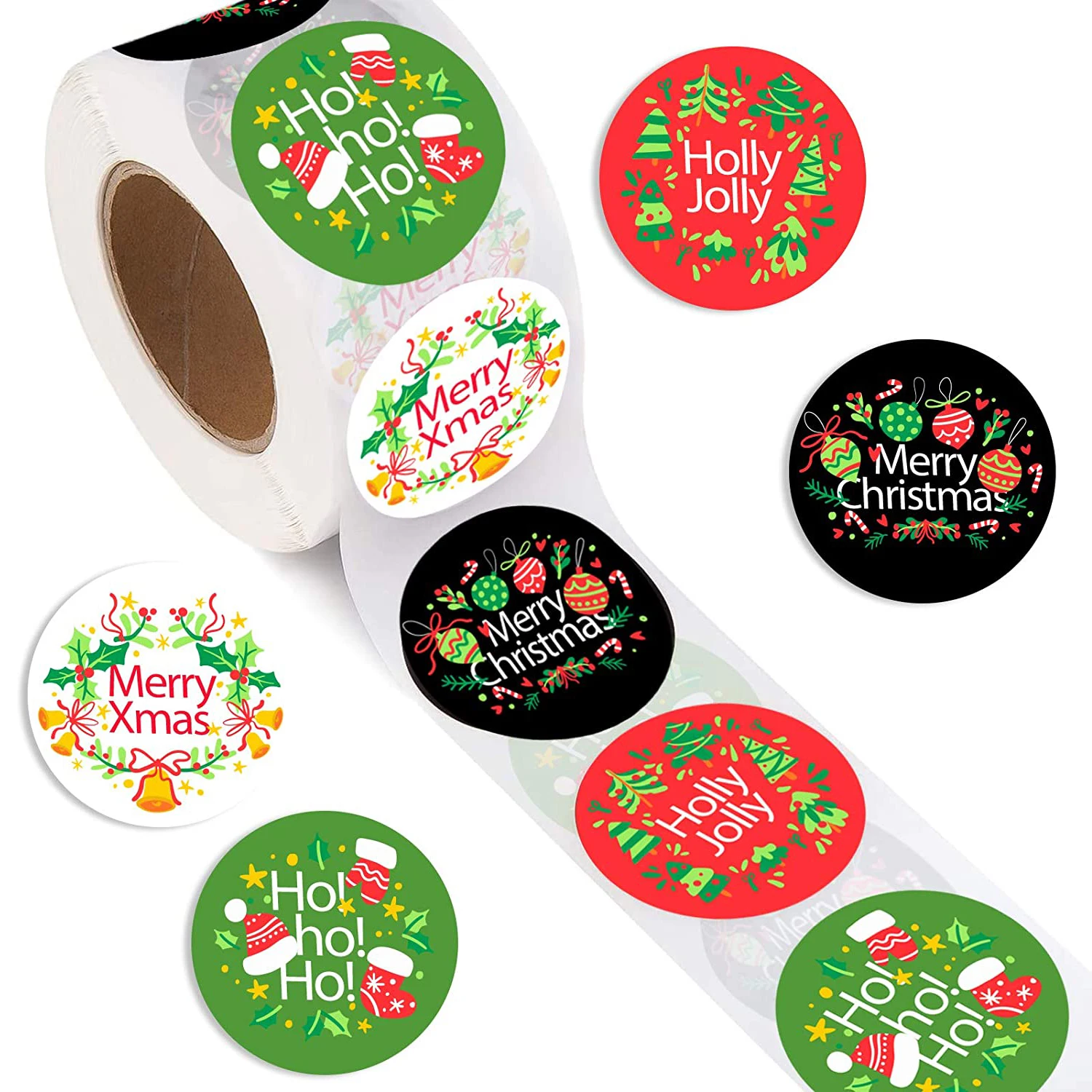 Etiquettes Custom Self Adhesive Roll Etiqueta Gift Deco Name Tag Label