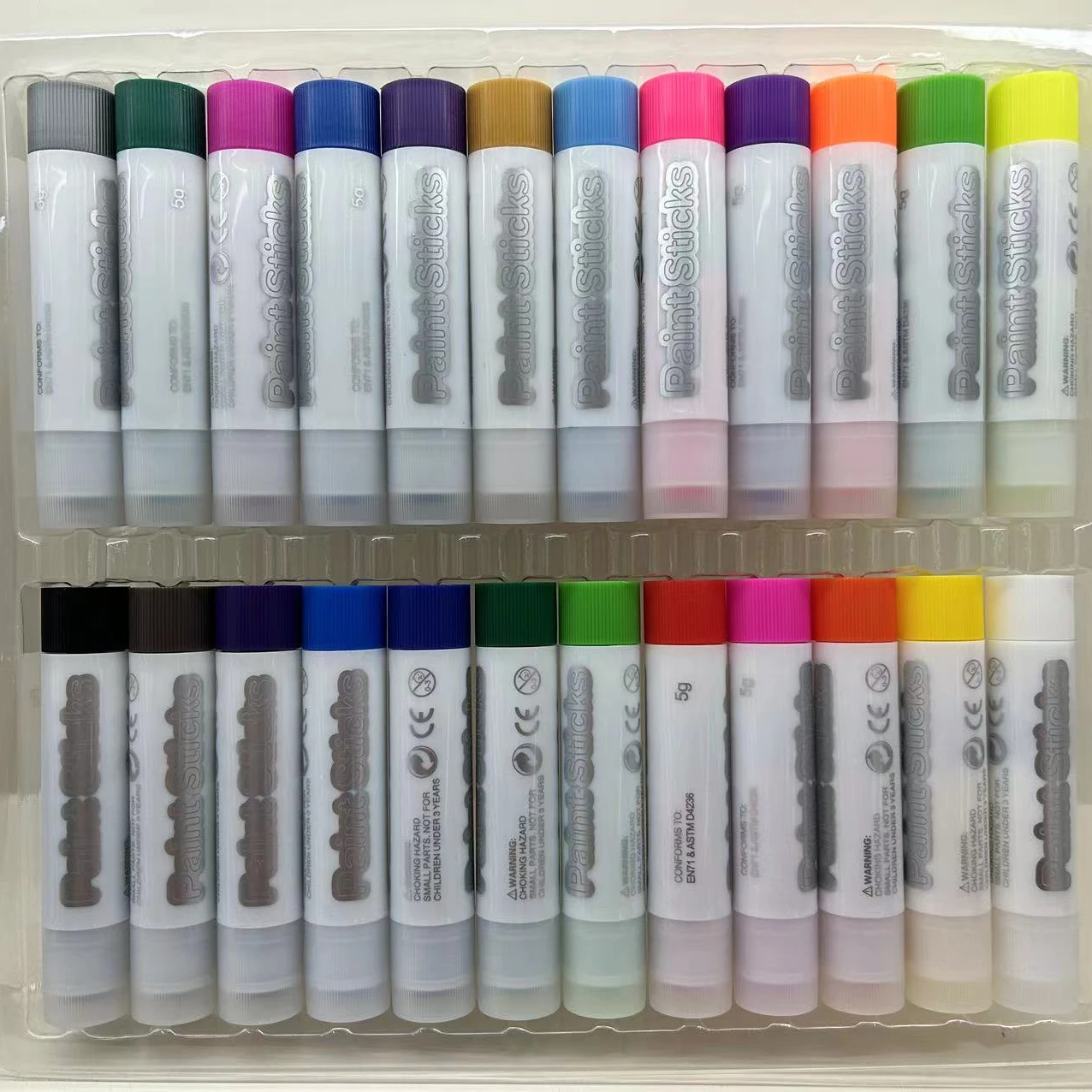 MeiduGaga 24 цвета 5 г пигмент быстросохнущий без беспорядка твердые палочки для краски набор карандашей в пастельных тонах